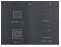 Трафарет BGA S5038 Samsung G920 S6, 4 в 1