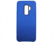 Чехол Samsung G965F Galaxy S9+ Suede (синий)