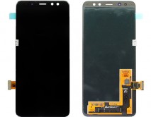 Дисплей Samsung A530F Galaxy A8 (2018) + тачскрин черный (AMOLED Оригинал/Замененное стекло)