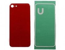 Задняя крышка (стекло) iPhone 8 (4.7) красная 2 класс