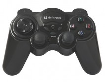 Беспроводной Геймпад (джойстик) Defender Game Master Wireless USB, радио, 12 кнопок, 2 стика, 64257 