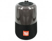Колонка TG168 черный, (Bluetooth/Hands-free/USB/FM/AUX input/Card reader/LED)