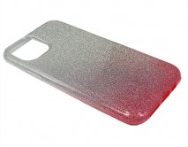 Чехол iPhone 11 Pro Shine (серебро/розовый)