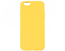 Чехол iPhone 6/6S Liquid Silicone FULL (желтый)