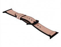 Ремешок Watch Series 42mm/44mm/45mm/49mm New silicone leather розовый