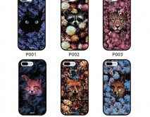 Чехол iPhone 7/8 Plus KSTATI Glass Zoo&Flower