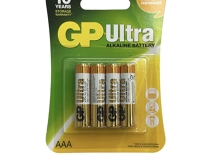 Батарейка AAA GP Ultra LR03 4-BL, цена за 1 упаковку