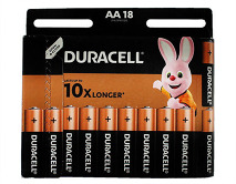 Батарейка AA Duracell LR06 18-BL, цена за 1 упаковку 