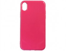 Чехол iPhone XR Силикон 2.0mm (ярко-розовый)