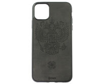 Чехол iPhone 11 Pro Max KSTATI Тиснение (герб)