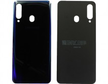 Задняя крышка Samsung A606F A60 синяя 1 класс