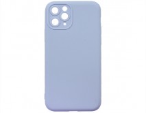 Чехол iPhone 11 Pro Силикон Matte 2.0mm (лиловый) 