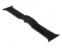 Ремешок Watch Series 42mm/44mm/45mm/49mm NEW Ceramic 3-bead черный