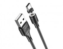 Кабель Hoco X52 magnetic Type-C - USB черный, 1м