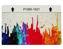 Защитная плёнка текстурная на заднюю часть Краски (Палитра, 1021) 