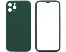 Защита 360 iPhone 11 Pro темно-зеленая (защитное стекло+задняя крышка) 