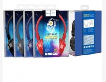 Наушники с Bluetooth Hoco W25 + с микрофоном синие