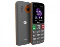 Телефон Digma Linx S240, серый/оранжевый
