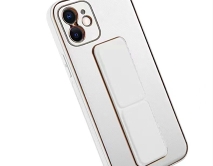 Чехол iPhone X/XS Sunny Leather+Stander (белый) 