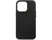Чехол iPhone 13 Pro Leather Case без лого, черный 