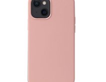 Чехол iPhone 13 Mini Liquid Silicone MagSafe FULL (вишнево-розовый) 