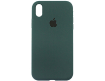 Чехол iPhone XR Silicone Case copy (Dark Green) 