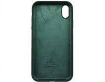 Чехол iPhone XR Silicone Case copy (Dark Green) 