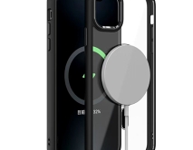 Чехол iPhone 14 Acrylic MagSafe, с магнитом, черный