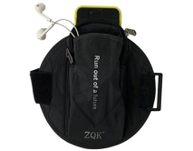 Чехол-сумка на предплечье для телефона RUN H3 (черный)