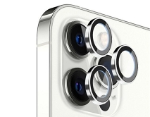 Защитная накладка на камеру iPhone 14 Pro/14 Pro Max серебристая (комплект 3шт)