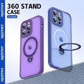 Чехол iPhone 15 NY Stand MagSafe (синий)