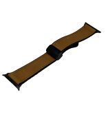 Ремешок Watch Series 38mm/40mm Silicone mix leather strap, светло-коричневый #9