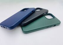 Чехол iPhone 15 Pro Max Classic Leather (темно-зеленый)